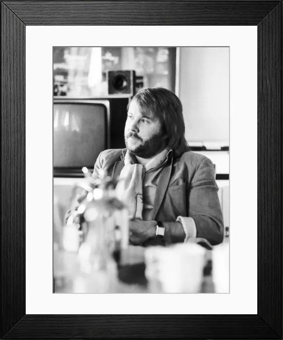 Framed Print : Benny Anderson of the 1970s pop group ABBA Circa 1976 Framed Print : Benny Anderson of the 1970s pop group ABBA Circa 1976