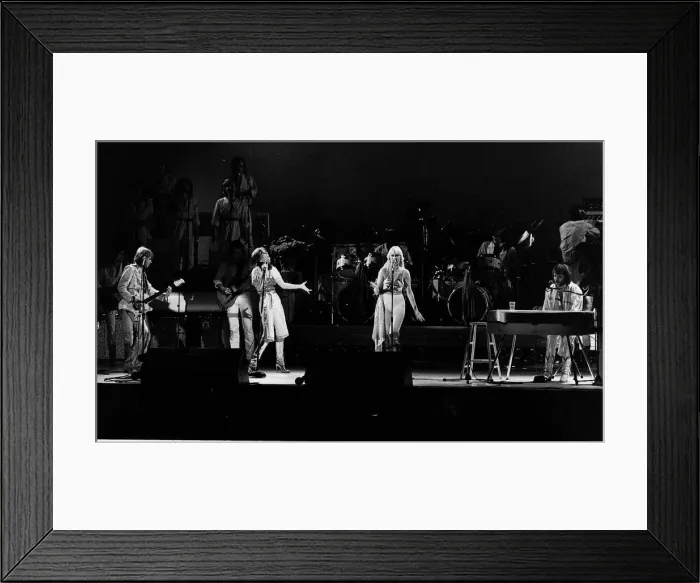 Framed Print : Abba Pop Group in Concert Framed Print : Abba Pop Group in Concert