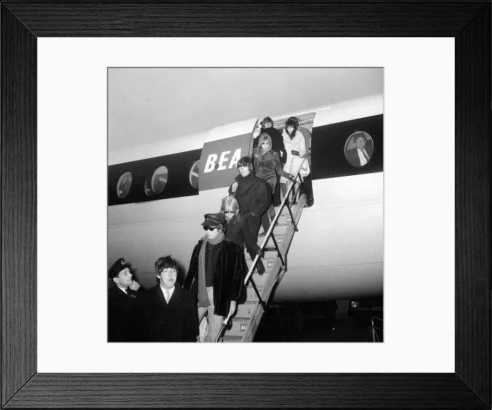 Framed Print : London to Austria 13th March 1965. Two days after arriving back in the UK from Framed Print : London to Austria 13th March 1965. Two days after arriving back in the UK from