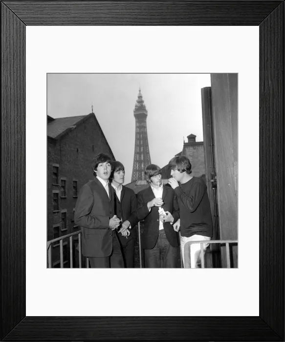 Framed Print : The Beatles before playing the Opera House Blackpool 16 August 1964 Framed Print : The Beatles before playing the Opera House Blackpool 16 August 1964