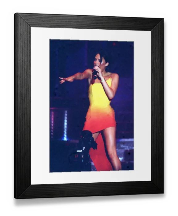 Framed Print : Victoria Adams Spice Girls at the SECC Glasgow April 1998 Framed Print : Victoria Adams Spice Girls at the SECC Glasgow April 1998