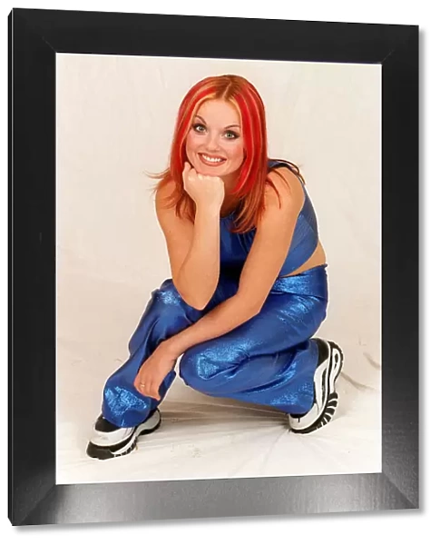 Geri Halliwell singer with the all woman pop group Spice Girls