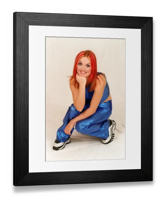 Framed Print : Geri Halliwell singer with the all woman pop group Spice Girls Framed Print : Geri Halliwell singer with the all woman pop group Spice Girls