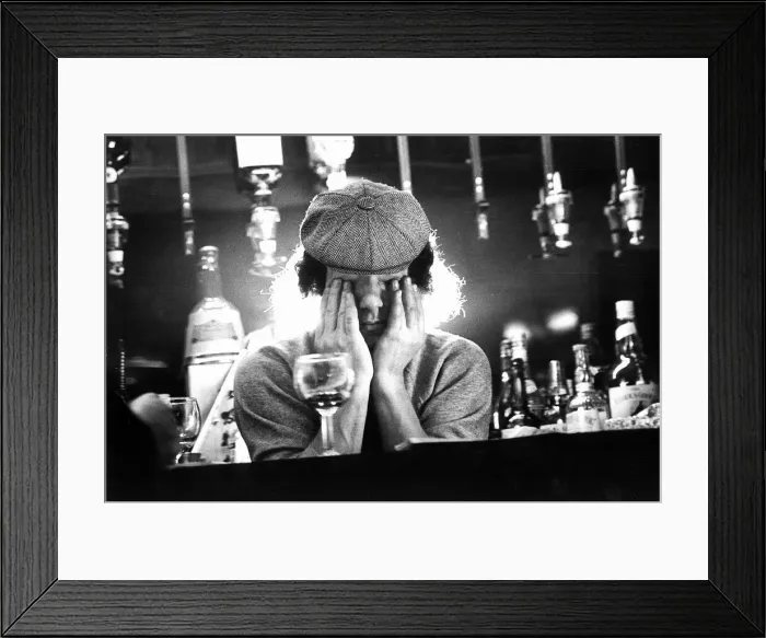 Framed Print : Brian Johnson lead singer of the rock group AC / DC Framed Print : Brian Johnson lead singer of the rock group AC / DC