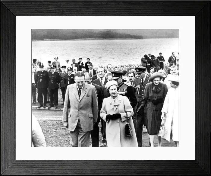 Framed Print : Queen Elizabeth II and Prince Philip officially open the Kielder Reservoir, Kielder Water Framed Print : Queen Elizabeth II and Prince Philip officially open the Kielder Reservoir, Kielder Water