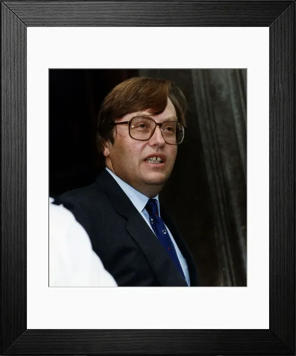 Framed Print : David Mellor Conservative MP for Putney and Cabinet Minister Framed Print : David Mellor Conservative MP for Putney and Cabinet Minister