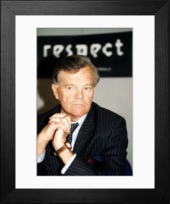 Framed Print : Alan Clark Former Conservative Defence and Trade Minister DBase