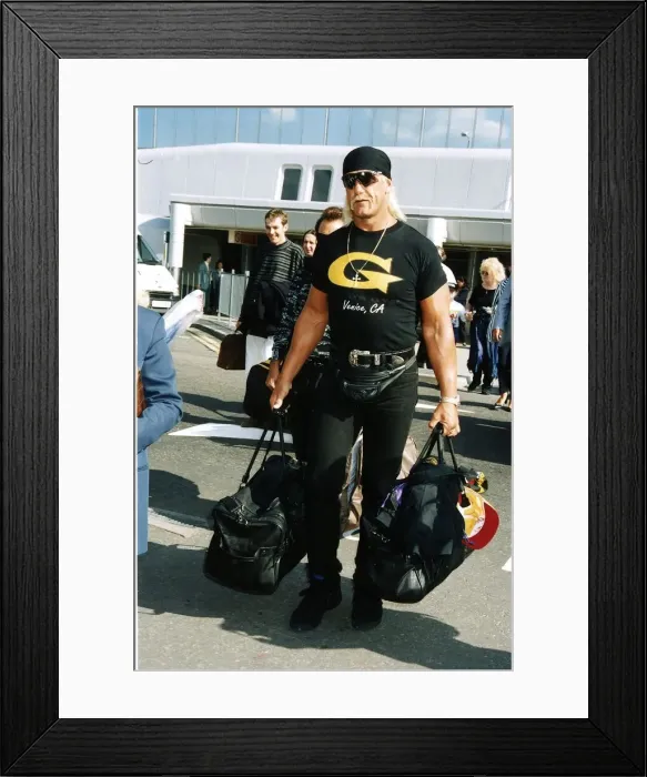 Framed Print : Hulk Hogan Wrestler and Actor Framed Print : Hulk Hogan Wrestler and Actor