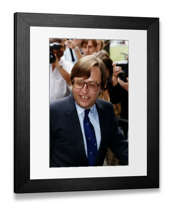 Framed Print : David Mellor Conservative MP for Putney Framed Print : David Mellor Conservative MP for Putney