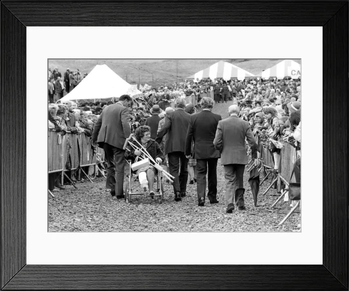 Framed Print : Queen Elizabeth II and Prince Philip officially open the Kielder Reservoir, Kielder Water Framed Print : Queen Elizabeth II and Prince Philip officially open the Kielder Reservoir, Kielder Water