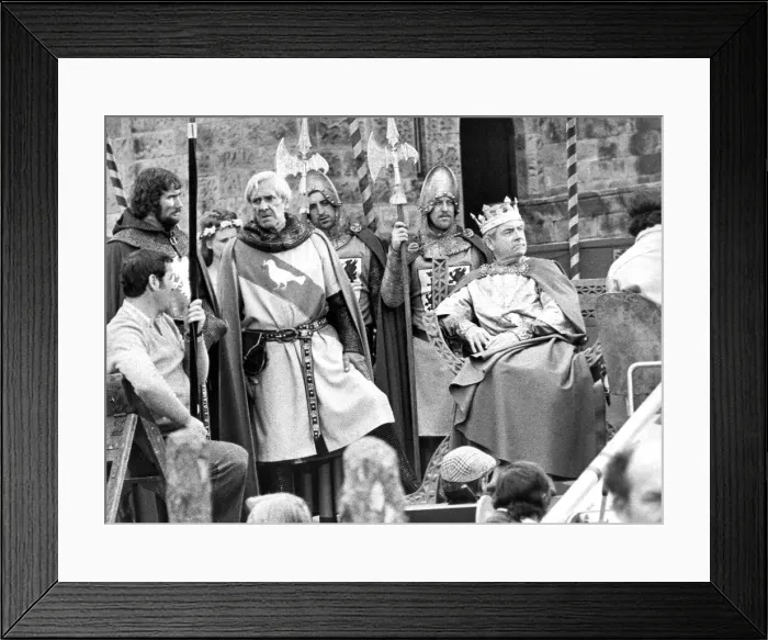 Framed Print : Facing the camera for the first day of production of the film The Space Man Framed Print : Facing the camera for the first day of production of the film The Space Man