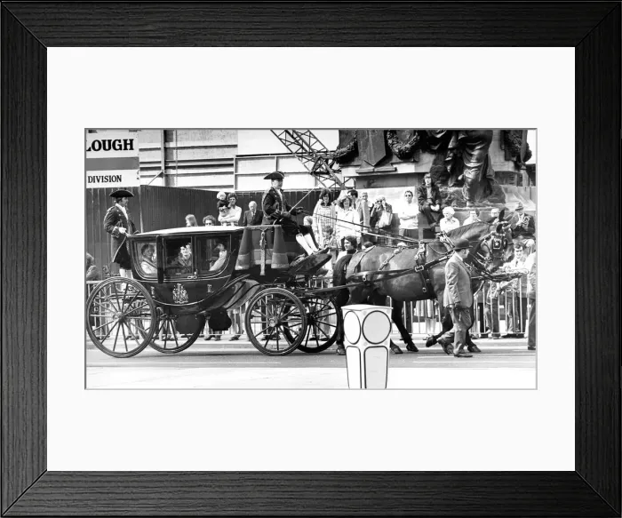 Framed Print : The Lord Mayors Coach heads the Newcastle Festival Parade in 1976 Framed Print : The Lord Mayors Coach heads the Newcastle Festival Parade in 1976