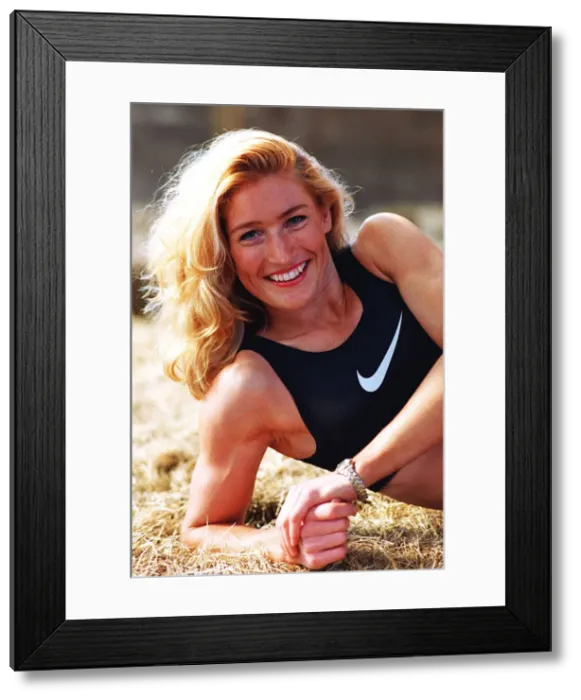 Framed Print : Gladiator Alison Paton shows her strength July 1997 Framed Print : Gladiator Alison Paton shows her strength July 1997