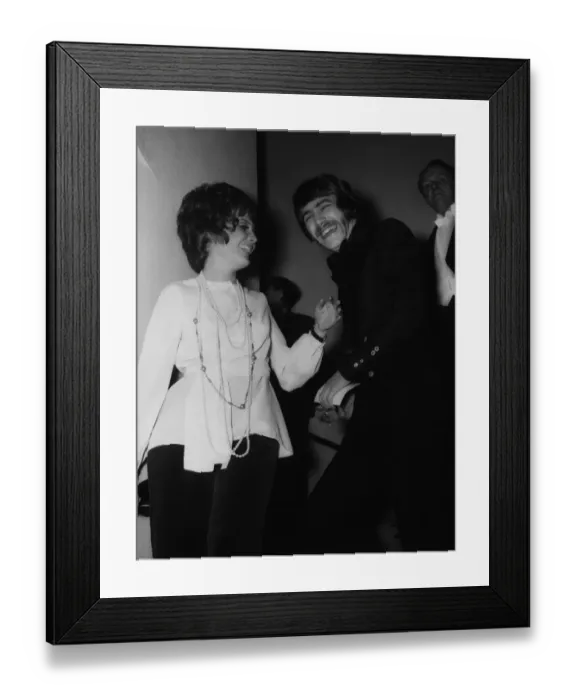 Framed Print : Sandie Shaw, singer with husband & fashion designer Jeff Banks March 1969 Framed Print : Sandie Shaw, singer with husband & fashion designer Jeff Banks March 1969