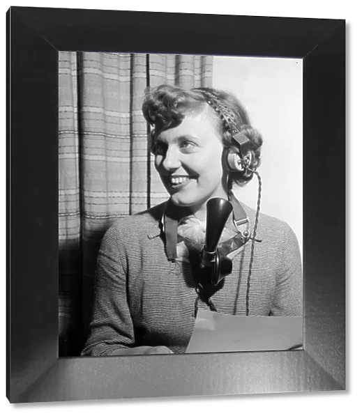 General Post Office golden voice operator winner for 1954. 2nd March 1954