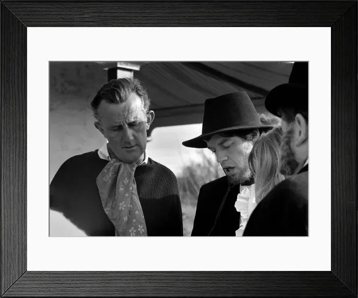 Framed Print : Rolling Stones: Mick Jagger who plays the lead role in the film Ned Kelly Framed Print : Rolling Stones: Mick Jagger who plays the lead role in the film Ned Kelly