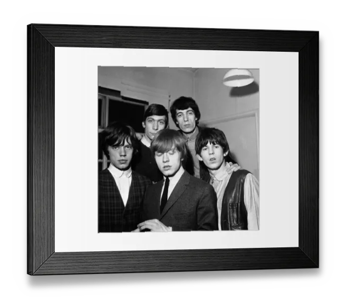 Framed Print : The Rolling Stones backstage in Manchester where they were recording Top of The Pops Framed Print : The Rolling Stones backstage in Manchester where they were recording Top of The Pops