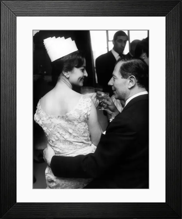 Framed Print : Harold Lever Labour MP - March 1962 seen here following his marrirage to Diane Zilkha Framed Print : Harold Lever Labour MP - March 1962 seen here following his marrirage to Diane Zilkha