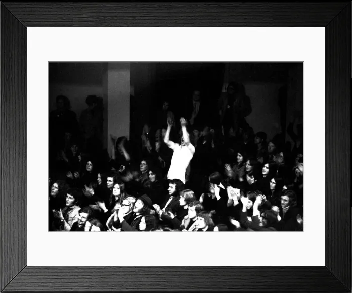 Framed Print : Rolling Stones: fansat the Newcastle City Hall 4th March 1971 s Framed Print : Rolling Stones: fansat the Newcastle City Hall 4th March 1971 s