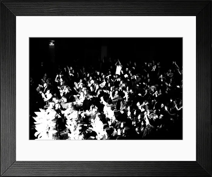 Framed Print : Rolling Stones: fans at the Newcastle City Hall 4th March 1971
