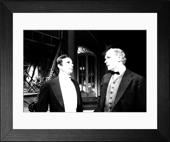 Framed Print : Edward Hardwicke and Paul Schofield at the Theatre Royal Framed Print : Edward Hardwicke and Paul Schofield at the Theatre Royal
