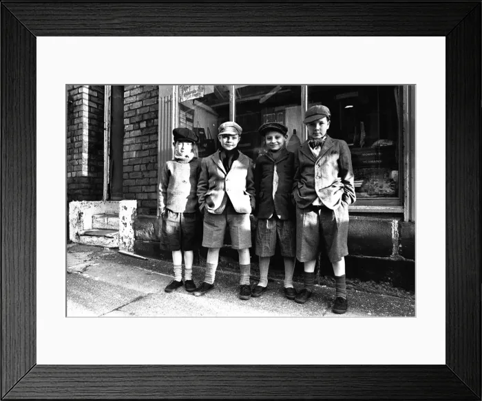 Framed Print : Filming of the television programme When the Boat comes in Framed Print : Filming of the television programme When the Boat comes in