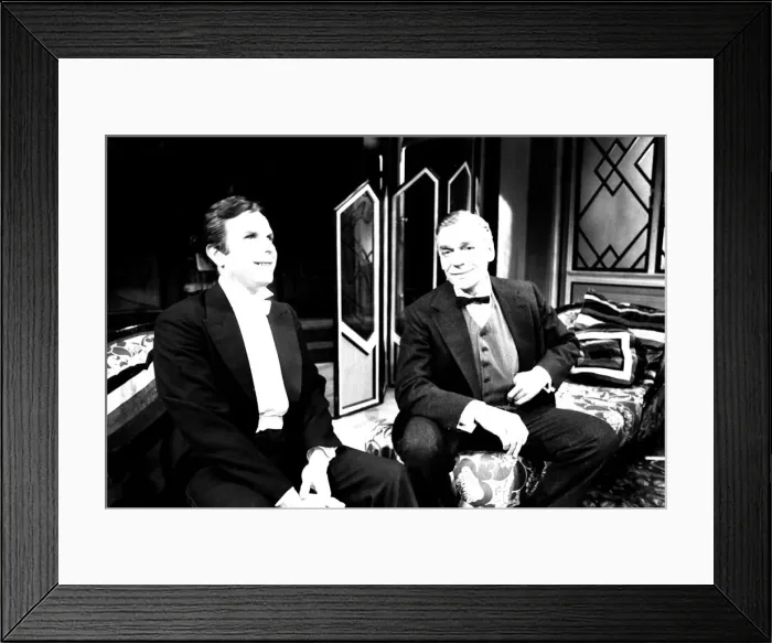 Framed Print : Edward Hardwicke and Paul Schofield at the Theatre Royal Framed Print : Edward Hardwicke and Paul Schofield at the Theatre Royal