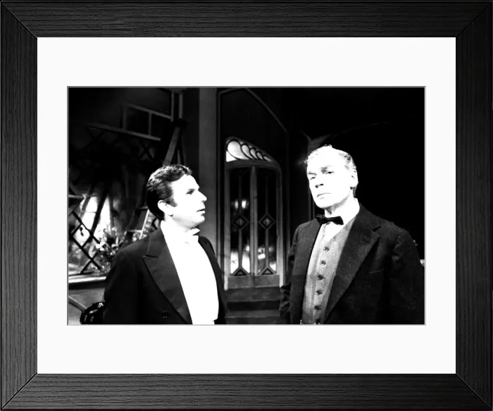 Framed Print : Edward Hardwicke and Paul Schofield at the Theatre Royal Framed Print : Edward Hardwicke and Paul Schofield at the Theatre Royal