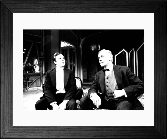 Framed Print : Edward Hardwicke and Paul Schofield at the Theatre Royal Framed Print : Edward Hardwicke and Paul Schofield at the Theatre Royal