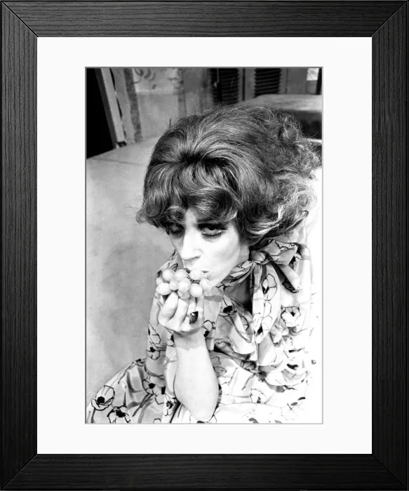 Framed Print : Fenella Fielding takes the title role in the play Colette by the Oxford Playhouse Company Framed Print : Fenella Fielding takes the title role in the play Colette by the Oxford Playhouse Company