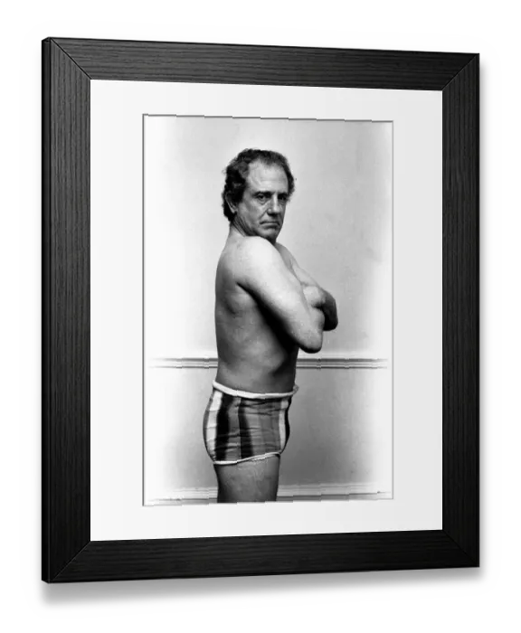 Framed Print : Wrestler Jackie Pallo, who will be appearing at Newcastle City Hall March 1972