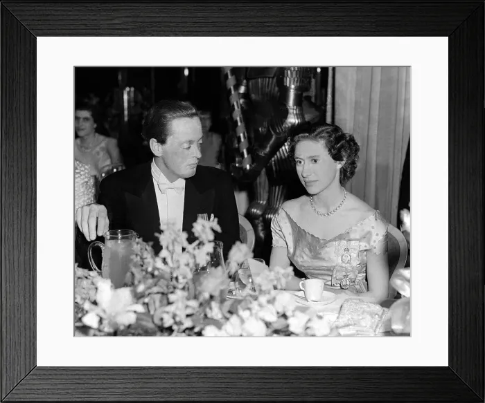 Framed Print : Princess Margaret and The Duke of Rutland May 1953 at a charity ball Framed Print : Princess Margaret and The Duke of Rutland May 1953 at a charity ball