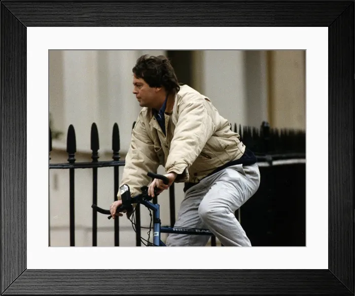 Framed Print : Marquis Of Blandford cycling January 1992 Framed Print : Marquis Of Blandford cycling January 1992