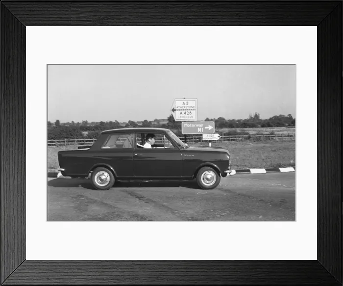 Framed Print : Vauxhall Viva seen here on a road test 22nd September 1963 Local Caption Watscan Framed Print : Vauxhall Viva seen here on a road test 22nd September 1963 Local Caption Watscan