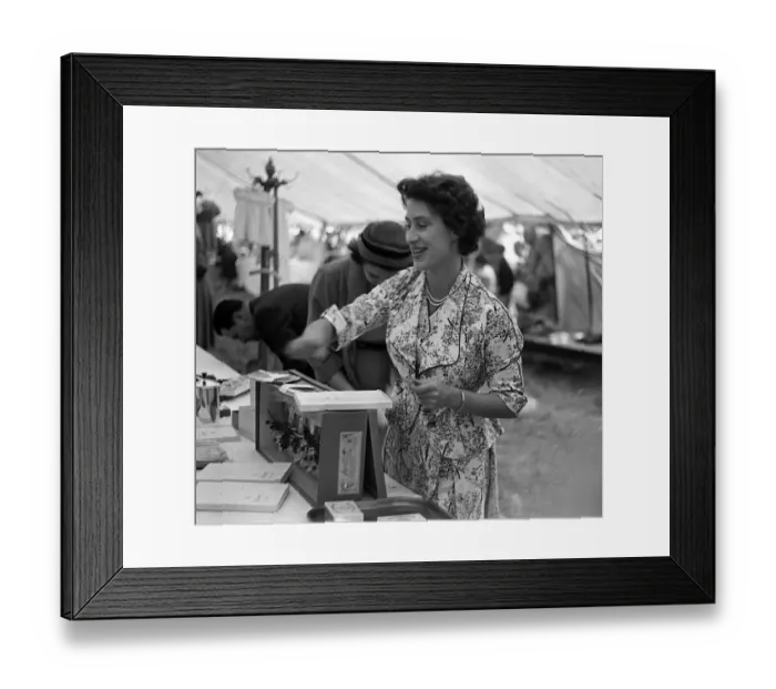 Framed Print : Sales of Royal Works at Abergeldie Castle by the Royal family - Princess Margaret Framed Print : Sales of Royal Works at Abergeldie Castle by the Royal family - Princess Margaret