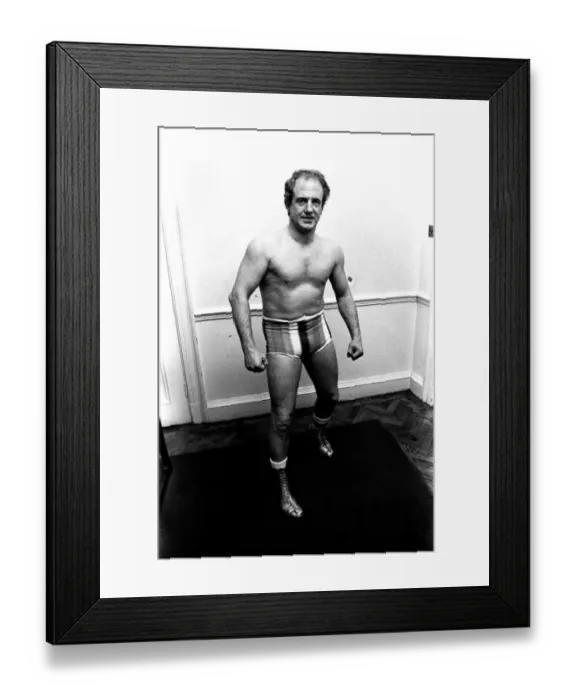 Framed Print : Wrestler Jackie Pallo, who will be appearing at Newcastle City Hall March 1972