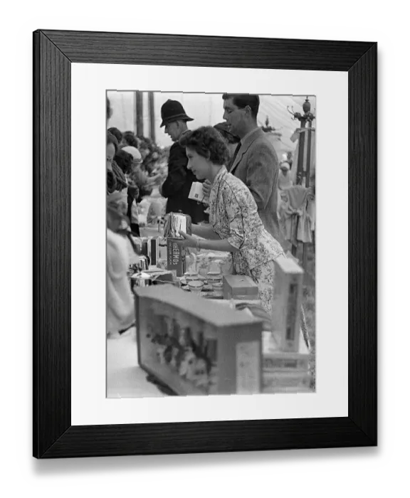 Framed Print : Sales of Royal Works at Abergeldie Castle by the Royal family - Princess Margaret Framed Print : Sales of Royal Works at Abergeldie Castle by the Royal family - Princess Margaret