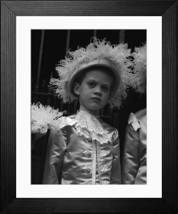 Framed Print : Marquis Jamie Blandford as page boy at wedding 1961 Framed Print : Marquis Jamie Blandford as page boy at wedding 1961