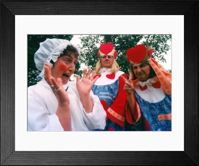 Framed Print : Alice In Wonderland being staged by The Hamsterley Players Framed Print : Alice In Wonderland being staged by The Hamsterley Players