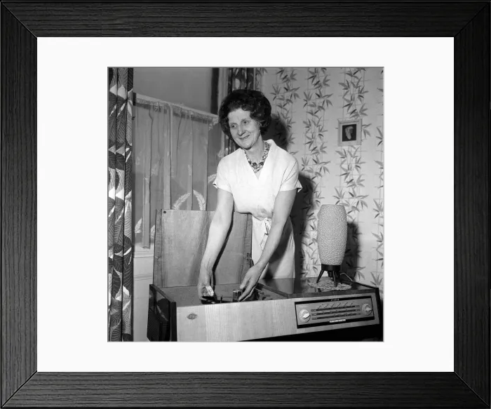 Framed Print : Mrs Cilla White mother of pop singer Cilla Black March 1964 Framed Print : Mrs Cilla White mother of pop singer Cilla Black March 1964