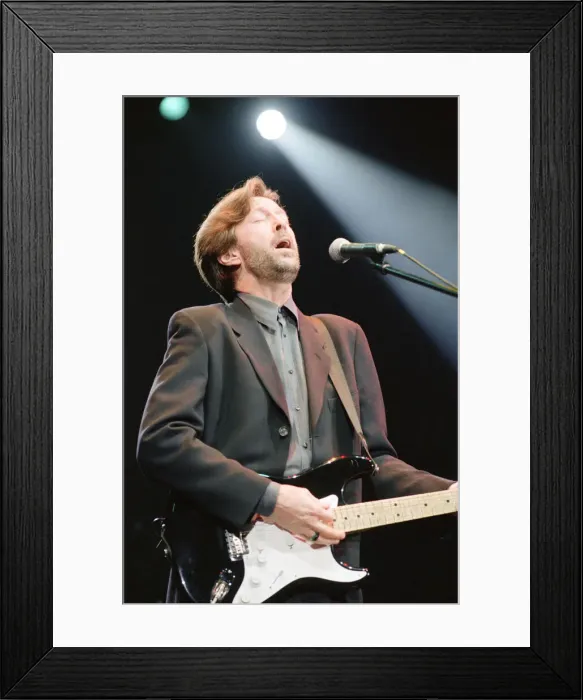 Framed Print : Eric Clapton on opening night of his British tour in Brighton Framed Print : Eric Clapton on opening night of his British tour in Brighton