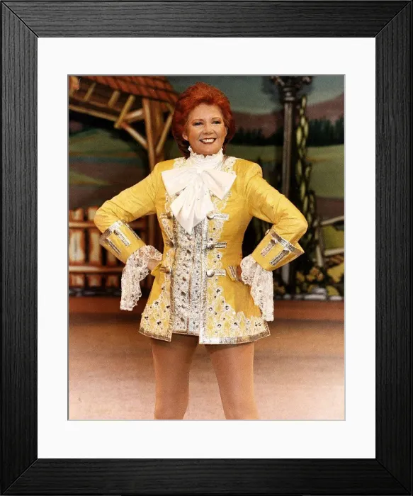 Framed Print : Cilla Black Singer Television Presenter appearing in Jack and the Beanstalk Framed Print : Cilla Black Singer Television Presenter appearing in Jack and the Beanstalk