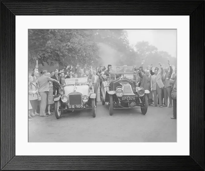 Framed Print : London to Paris car race September 1953 40th Anniversary of the Salon de l Framed Print : London to Paris car race September 1953 40th Anniversary of the Salon de l