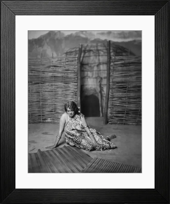 Framed Print : Lily Brayton in Mameena. October 1914 P000280 Framed Print : Lily Brayton in Mameena. October 1914 P000280