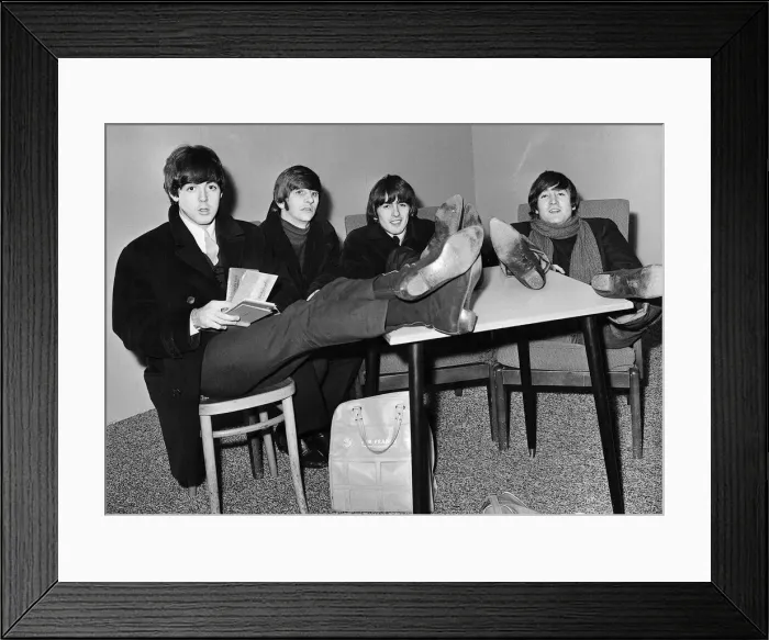 Framed Print : The Beatles backstage at the Kings Hall, Showgrounds Framed Print : The Beatles backstage at the Kings Hall, Showgrounds