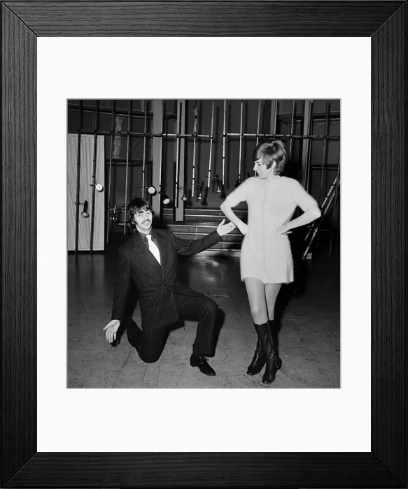 Framed Print : Ringo Starr and Cilla Black rehearsing at BBC TV Theatre, Shepherds Bush Green Framed Print : Ringo Starr and Cilla Black rehearsing at BBC TV Theatre, Shepherds Bush Green
