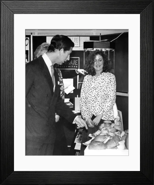 Framed Print : Prince Charles, The Prince of Wales during his visit to the North East 8 December 1986