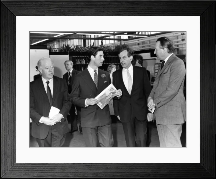 Framed Print : Prince Charles, The Prince of Wales during his visit to the North East 5 February 1986 Framed Print : Prince Charles, The Prince of Wales during his visit to the North East 5 February 1986
