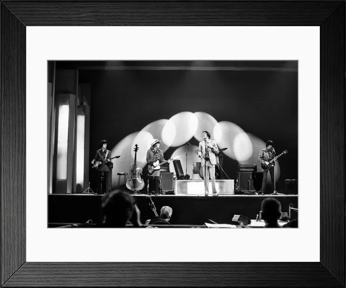Framed Print : The Rolling Stones: 22nd January 1967 the band appearing on Sunday Night at the London