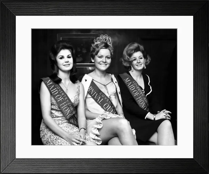 Framed Print : Coventry Carnival Queen selection at the Locarno ballroom. 21st March 1968 Framed Print : Coventry Carnival Queen selection at the Locarno ballroom. 21st March 1968